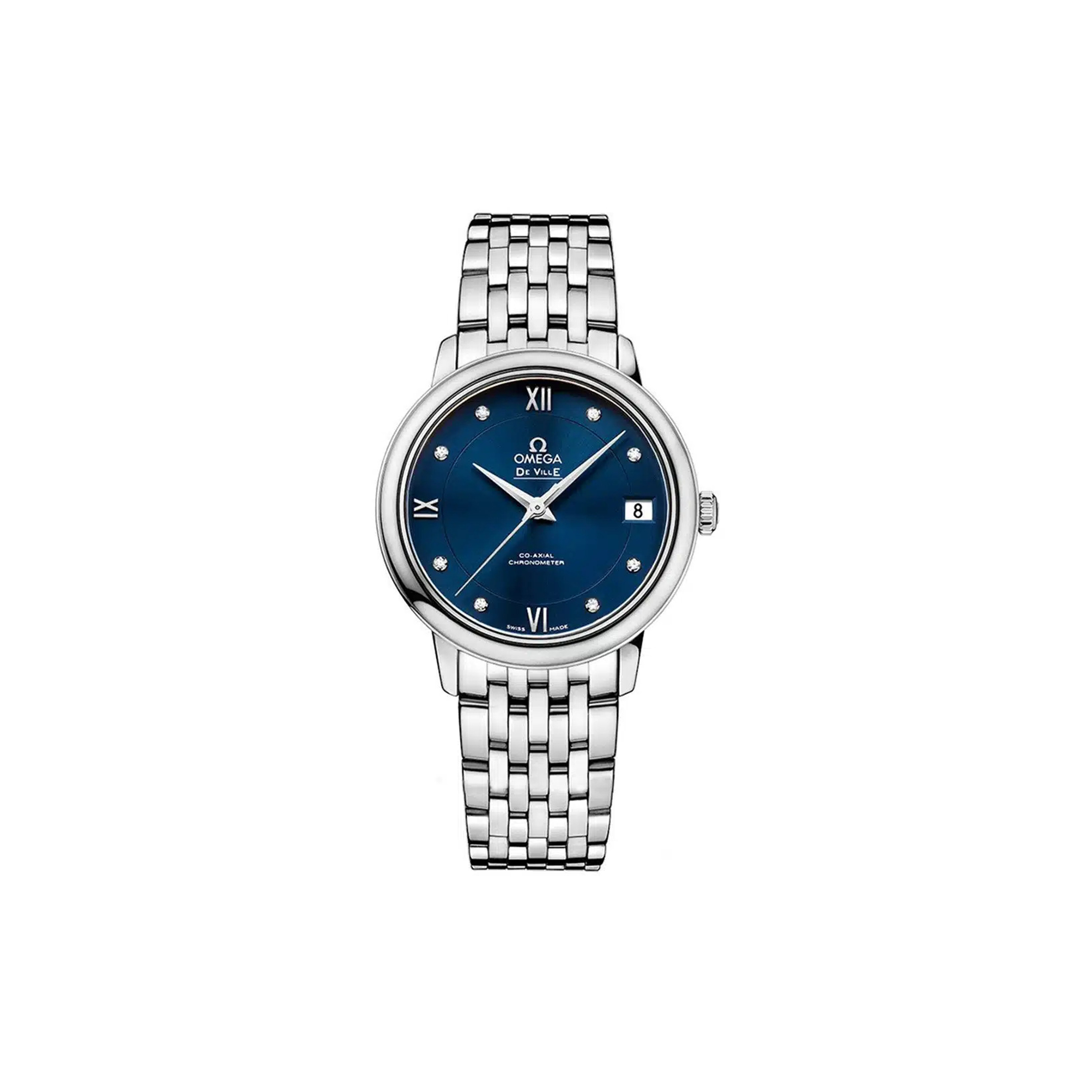 Om**a de ville prestige co-axial watch 424.10.33.20.53.001